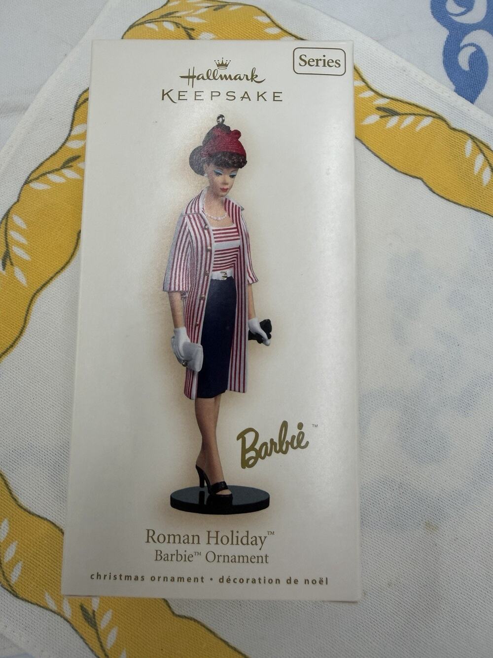 Hallmark Keepsake Barbie Roman Holiday Series Christmas Hanging Ornament